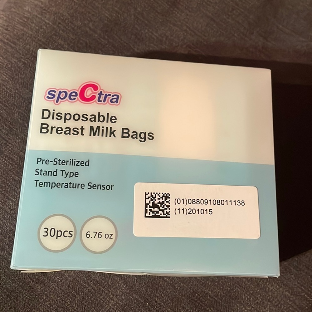 Spectra Baby Disposable Breast Milk Storage Bags, 30 Pieces